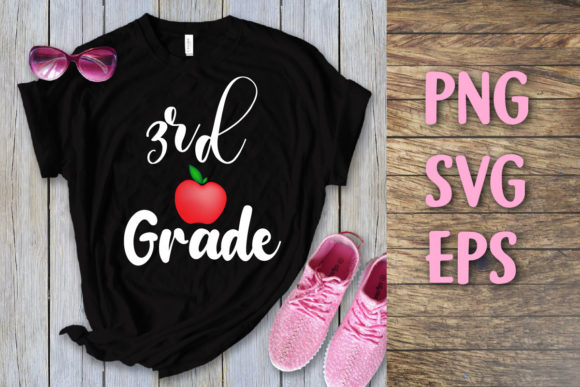Back to School 3rd Grade Svg T-shirt: A Versatile Design for Print on Demand