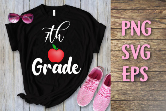 Back to School 7th Grade Svg T-shirt: A Versatile Design for Print on Demand Success