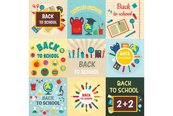 Back to School Banner Concept Set: Visual Storytelling for the New Academic Season