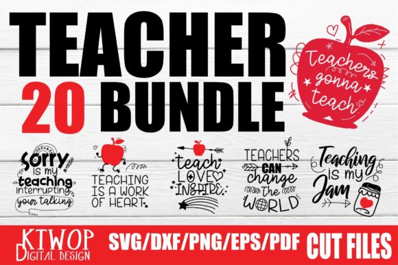 Back to School Bundle, Teacher Bundle SVG – Real Projects for Real People