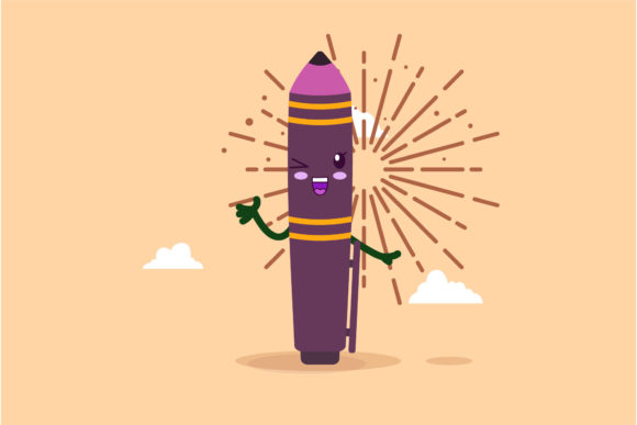 Back to School Pen Cartoon Cloud Style: A Design Asset for Modern Creatives