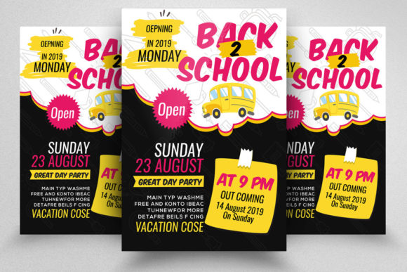 Back to School Poster PSD: A Practical Design Tool