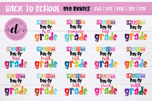 Back to School SVG Bundle – 14 Versatile Designs