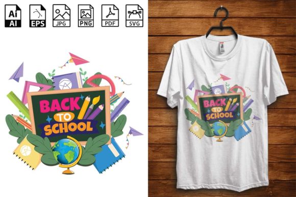 Back to School T‑shirt Design‑04: A Versatile Digital Asset for Creators and Celebrations
