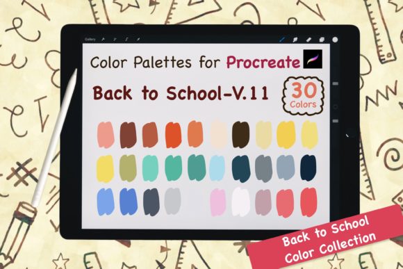 Mastering Digital Art with Procreate Color Palette-BackToSchool V11